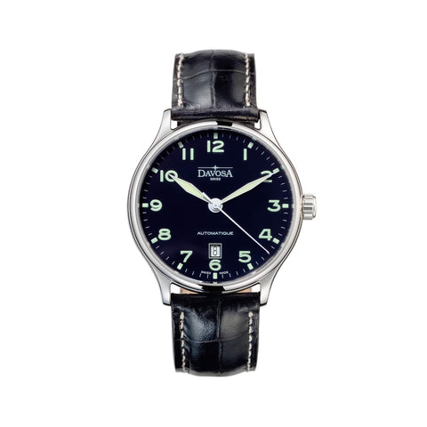 DAVOSA CLASSIC AUTOMATIC BLACK FACE