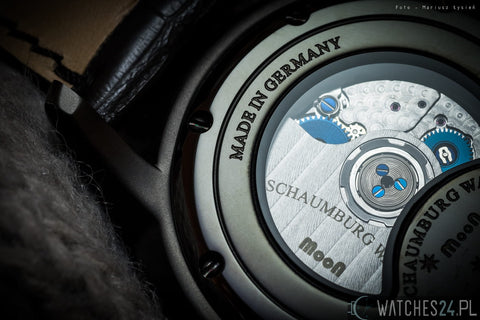 SCHAUMBURG WATCH MOON METEORITE PVD